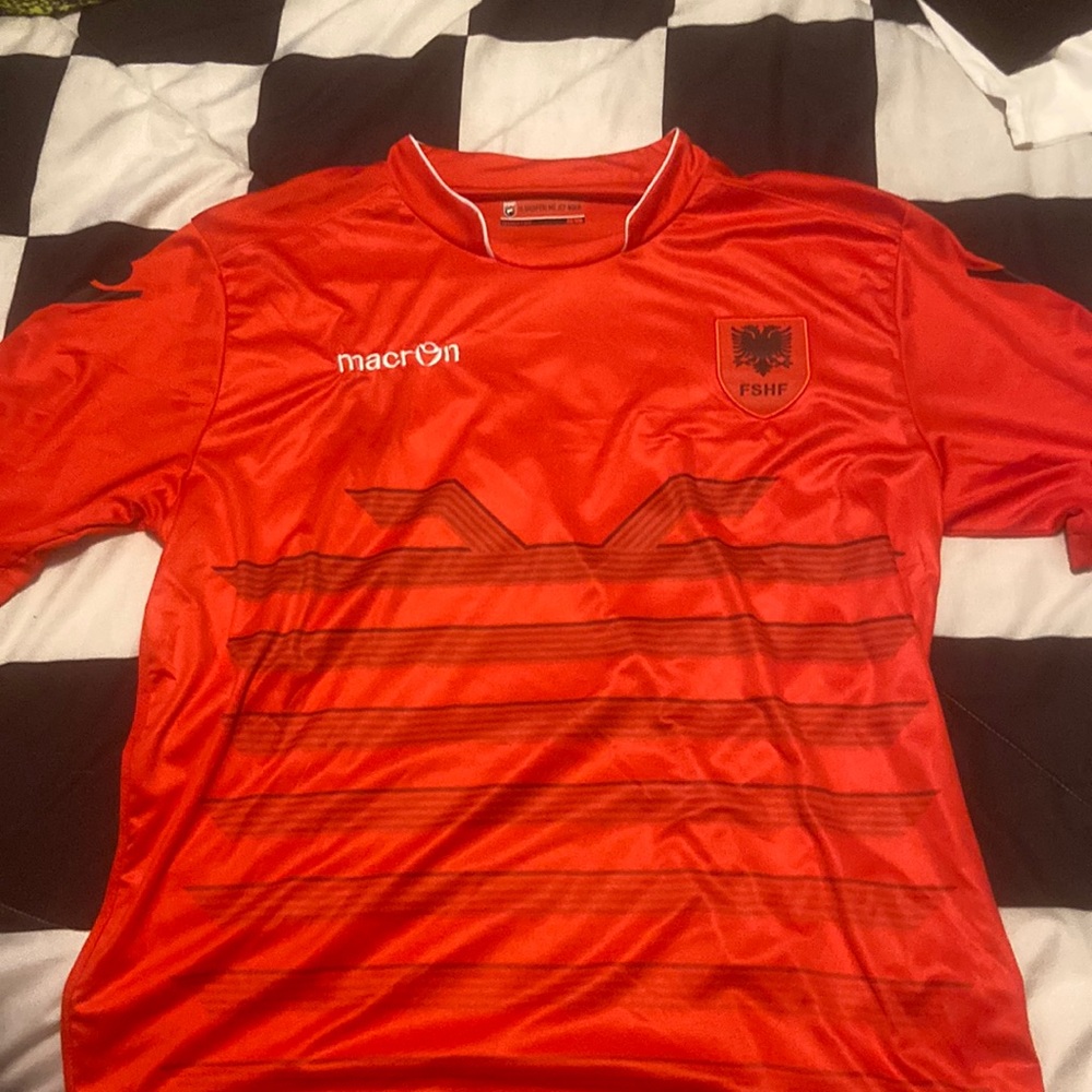 Albania Soccer Jersey FSHF
